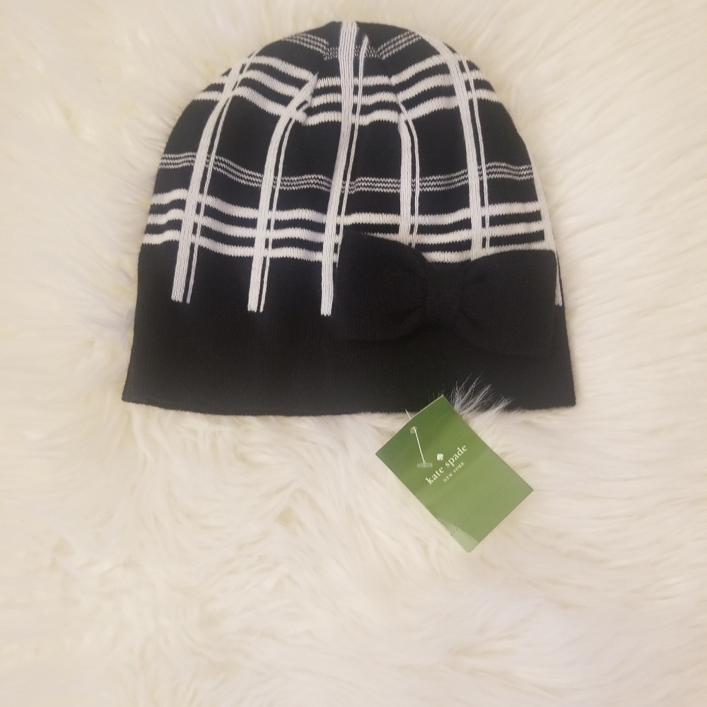 NWT Kate Spade hat and scarf in box.